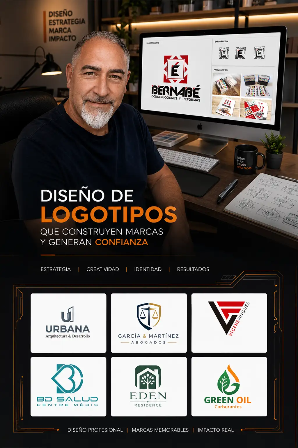 Diseño de logos para empresa con enfoque profesional