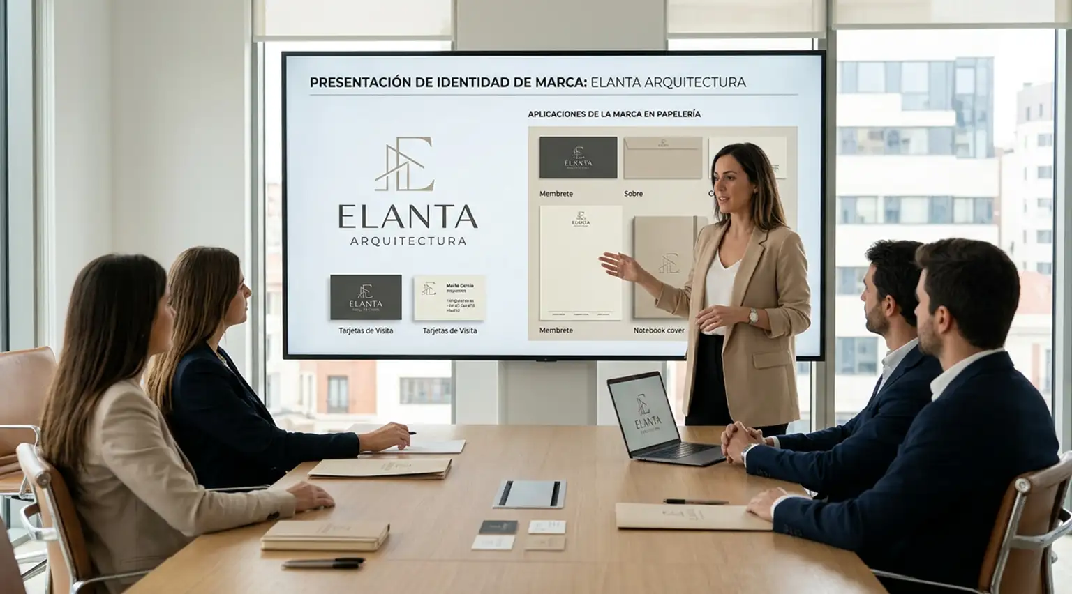 Diseño de logotipo estratégico para empresas en Barcelona - ELANTA Arquitectura