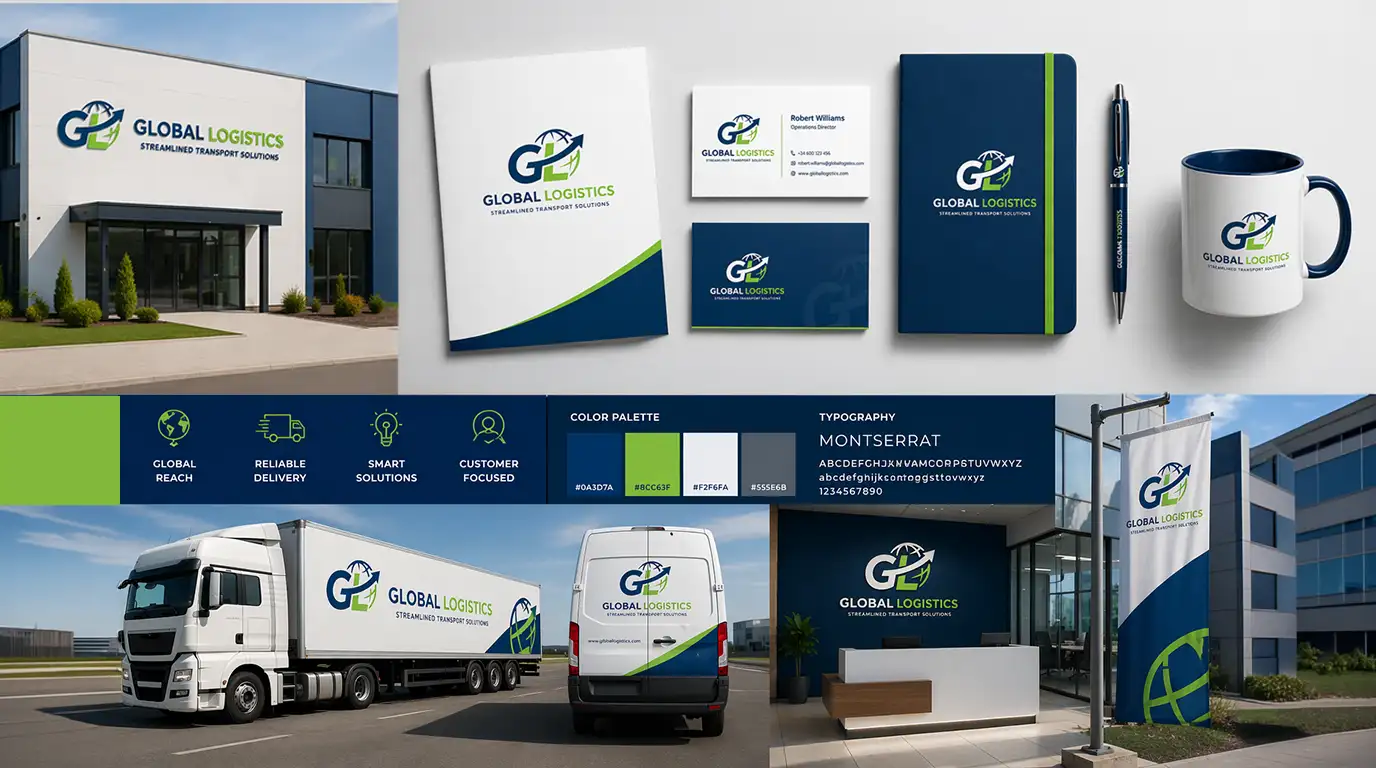 Proceso de diseño de logotipo profesional para empresa