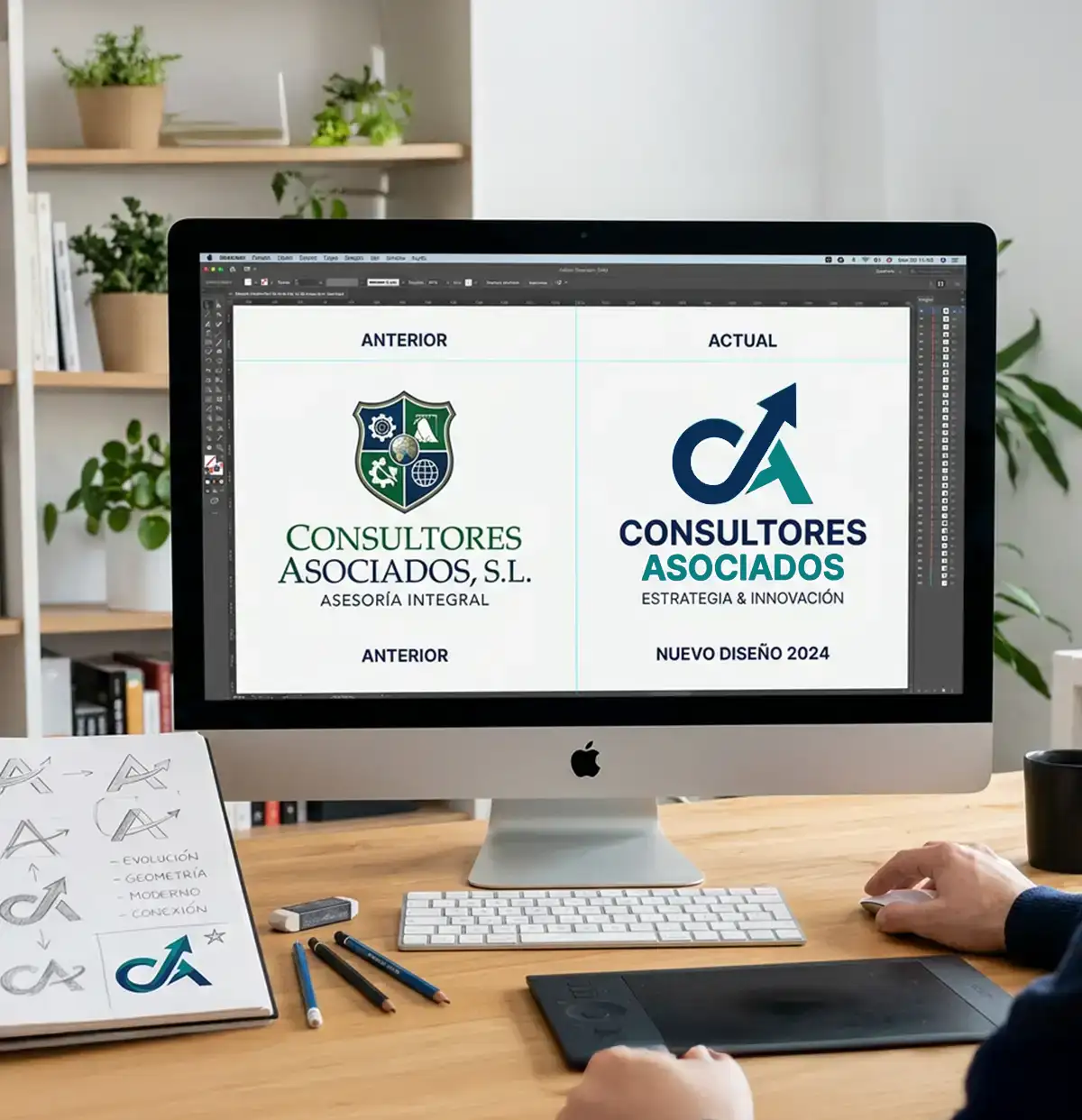 Rediseño profesional de logotipos para empresas