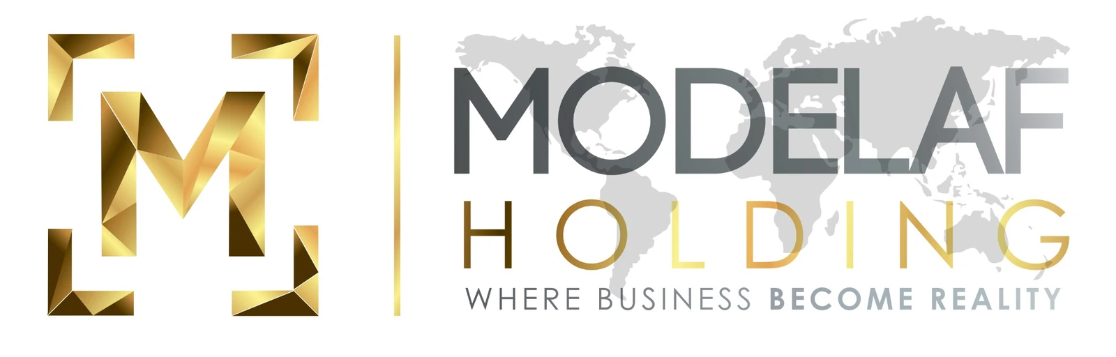 Logotipo MODELAF HOLDING para servicios empresariales