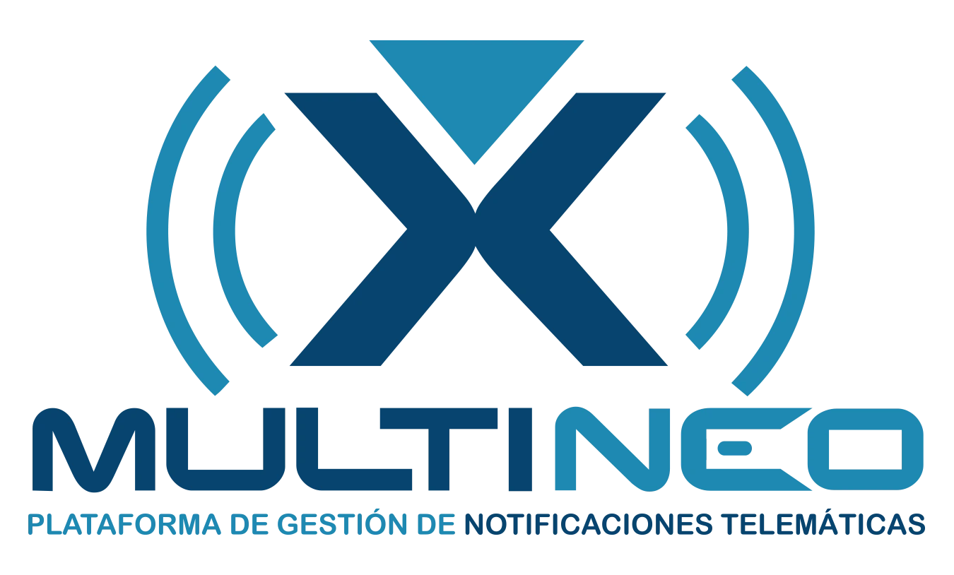 Logotipo MULTINEO para plataforma de gestión de notificaciones telemáticas