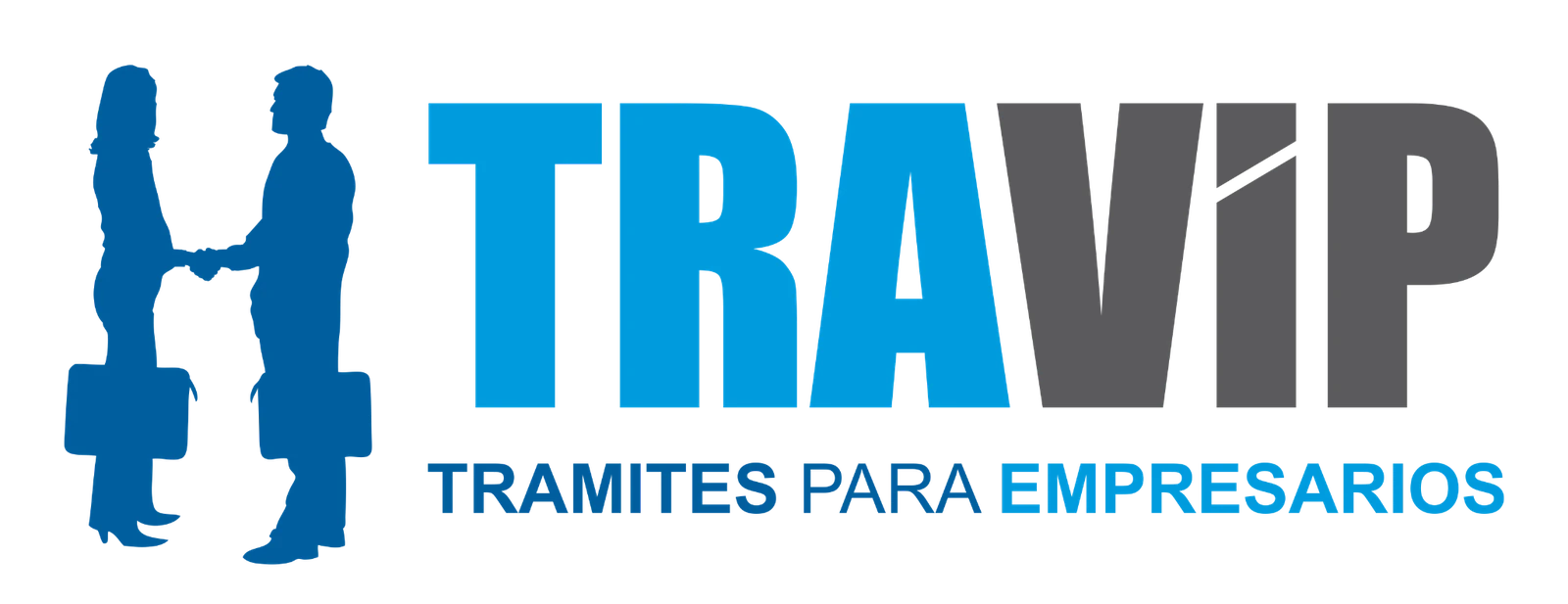 Logotipo TRAVIP para trámites y servicios dirigidos a empresarios