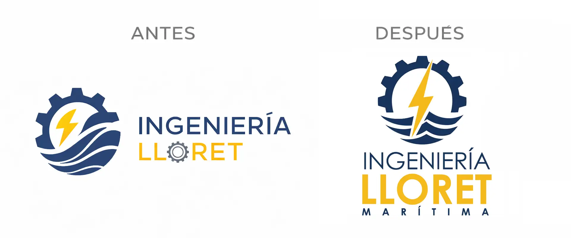 Actualización de logotipo empresarial de Ingeniería en Lloret (Barcelona)